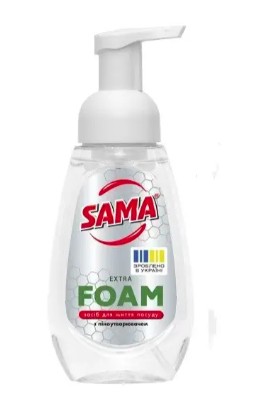 Sama засіб д/миття посуду 300г Лимон з піноутворювачем